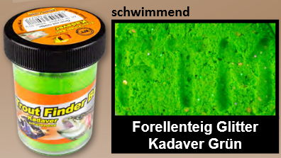 FTM Troutfinder Forellenteig KADAVER   schwimmend  wahlw. versch. Farben 