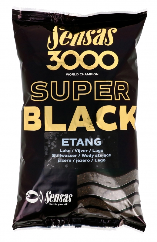 SENSAS 3000 SUPER BLACK ETANG - schwarzes Stillwasserfutter  